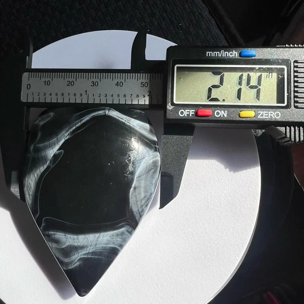 Black Agate Crystal Tear Drop‎ (3) - Picture 8 of 16